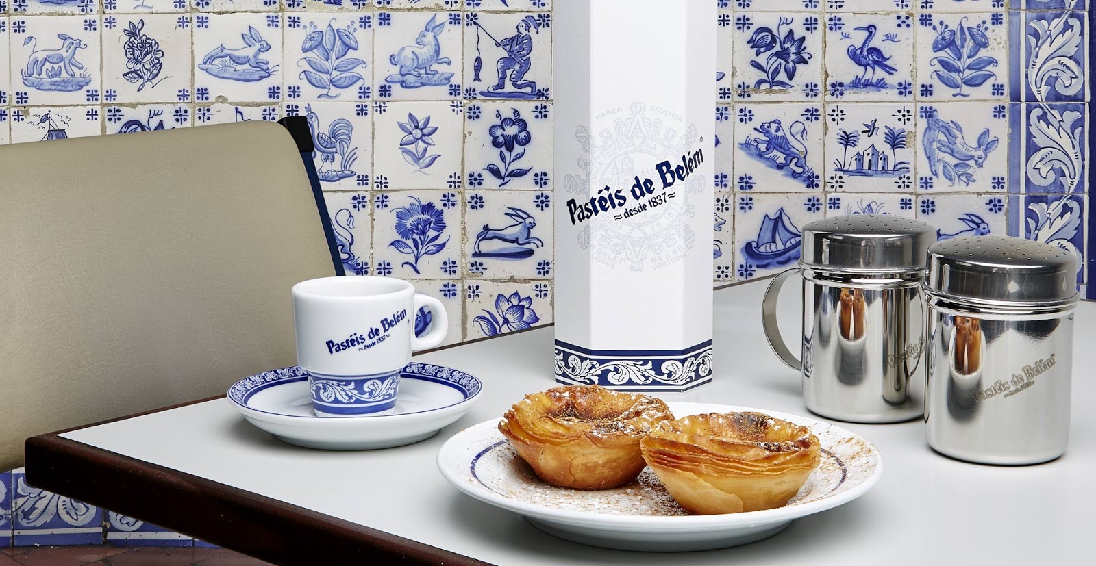Pasteis de Belem, the famous custard tart, Portugal is so well known about