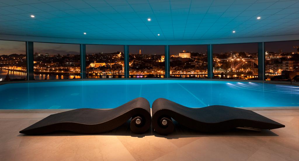 View from the pool Yeatman Hotel in Porto