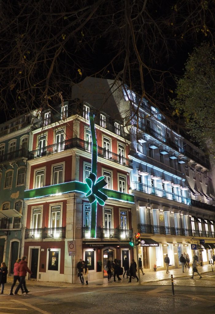 Christmas Lights Of Lisbon