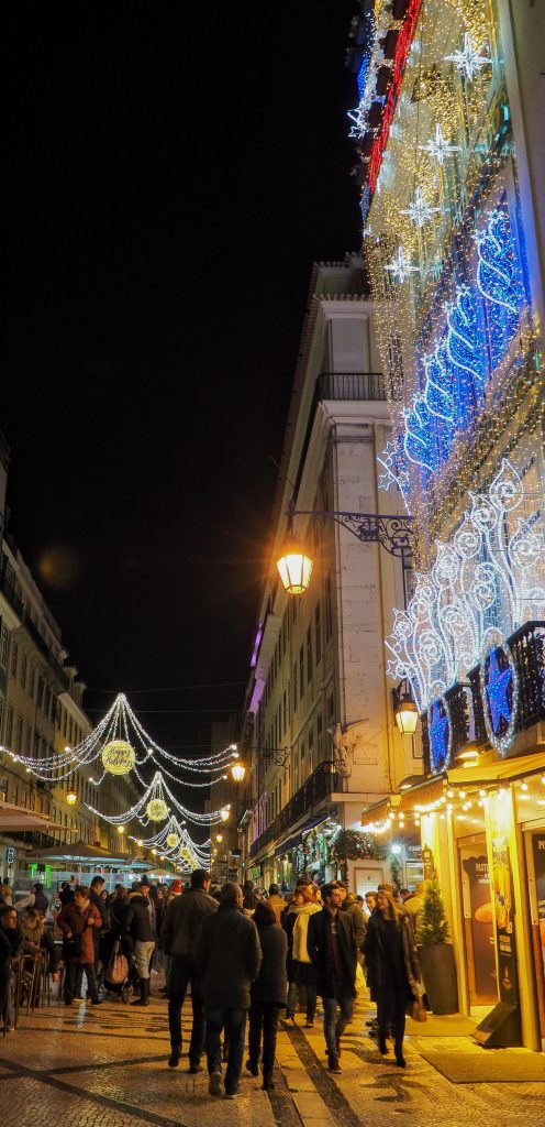 Christmas Lights Of Lisbon