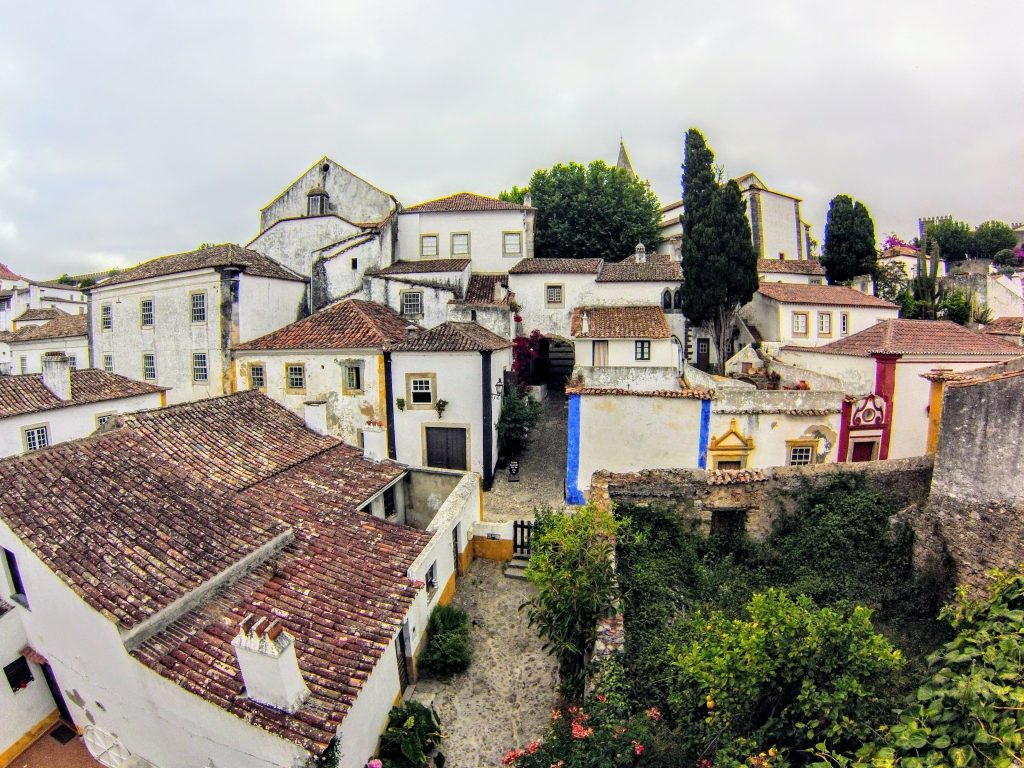 The petty town of Obidos, close to Lisbon, Portugal