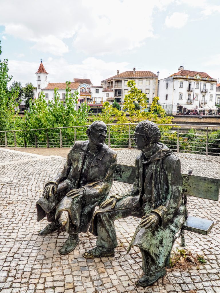 Statue of two old man