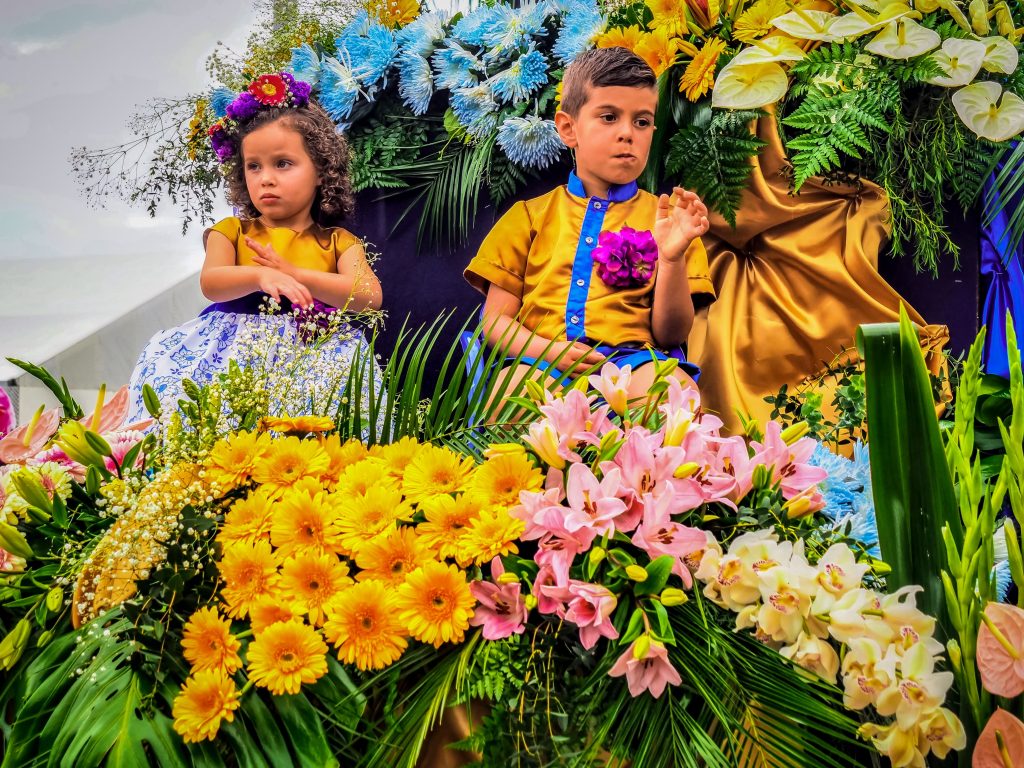 Kids Enjoying in Festa da Flor