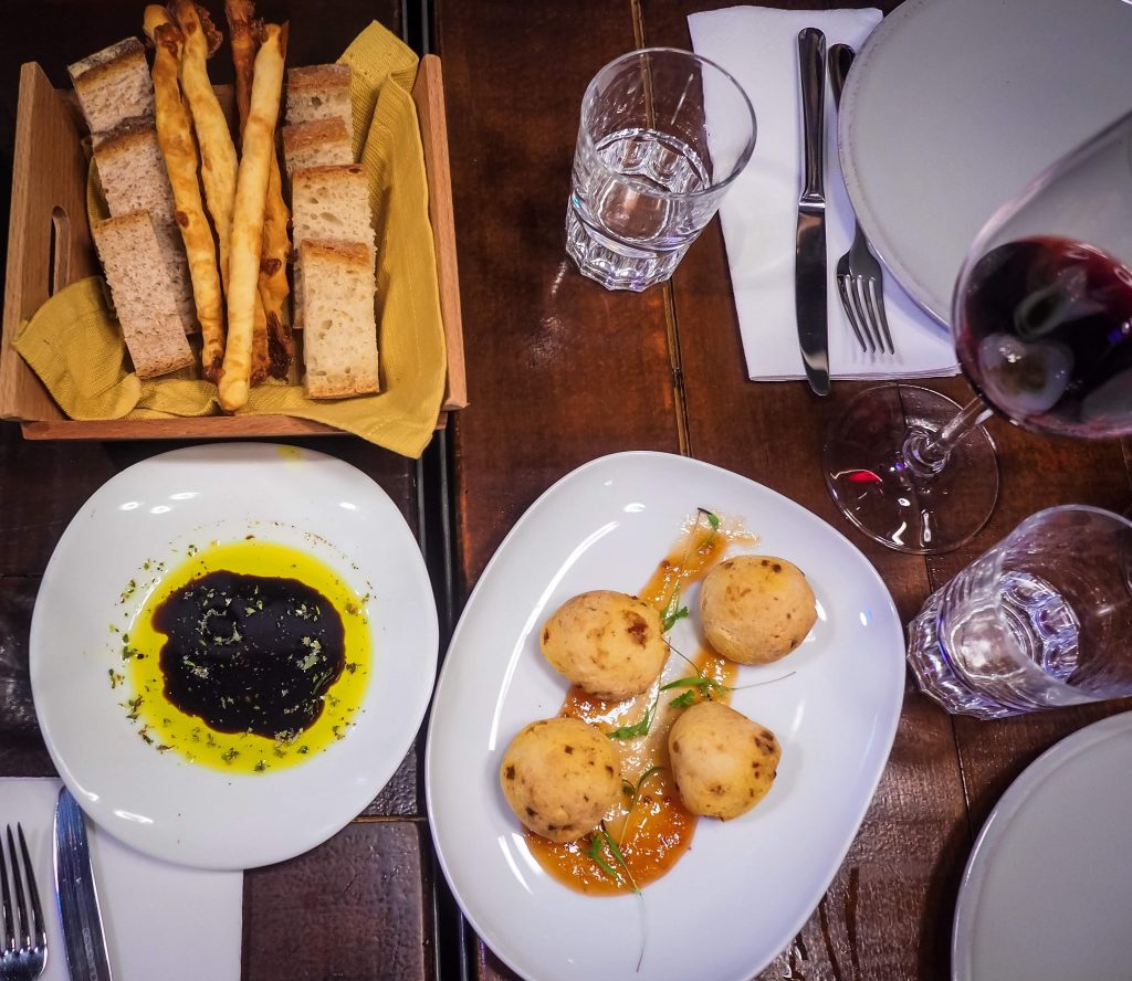 Breads, Olives and Wine