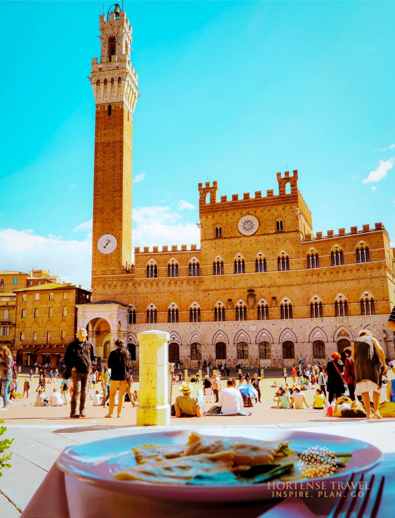 Clock Tower in  Siena 